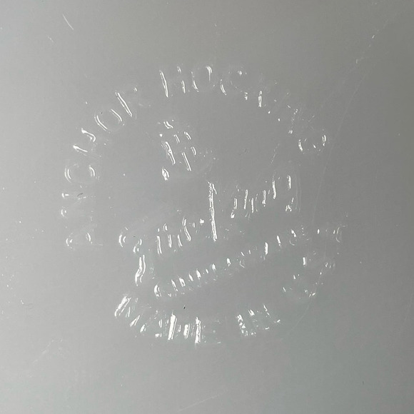 Fire King Dinnerware Swirl Salad Plates Milk Glass Gold Dessert Replacements Two - Picture 4 of 10